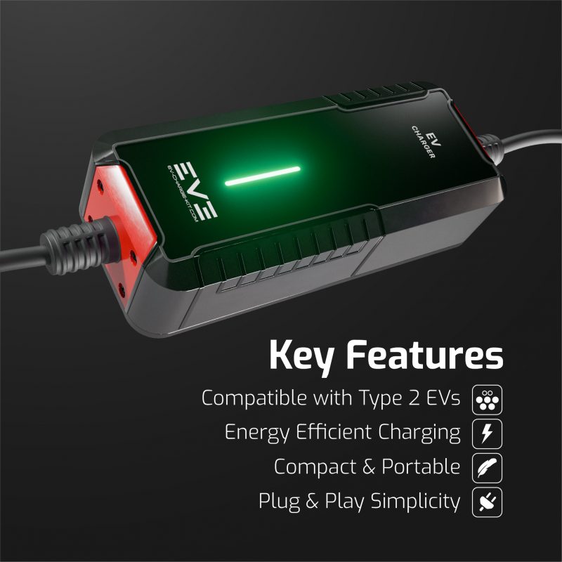 POWER16 Series - Type 2 EV Charger | 16A Fixed Current, Plug & Play Simplicity, Weatherproof, EU Plug - Image 3