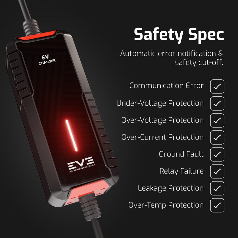 LITE10 Series - Type 2 EV Charger | 10A Fixed Current, Plug & Play Simplicity, Weatherproof, UK Plug - Image 5