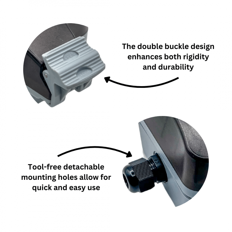 Weatherproof Switched Power Wall Socket for EV Charging | IP66 Rated | BS 1363-2 EV | Single or Double Socket - Image 3