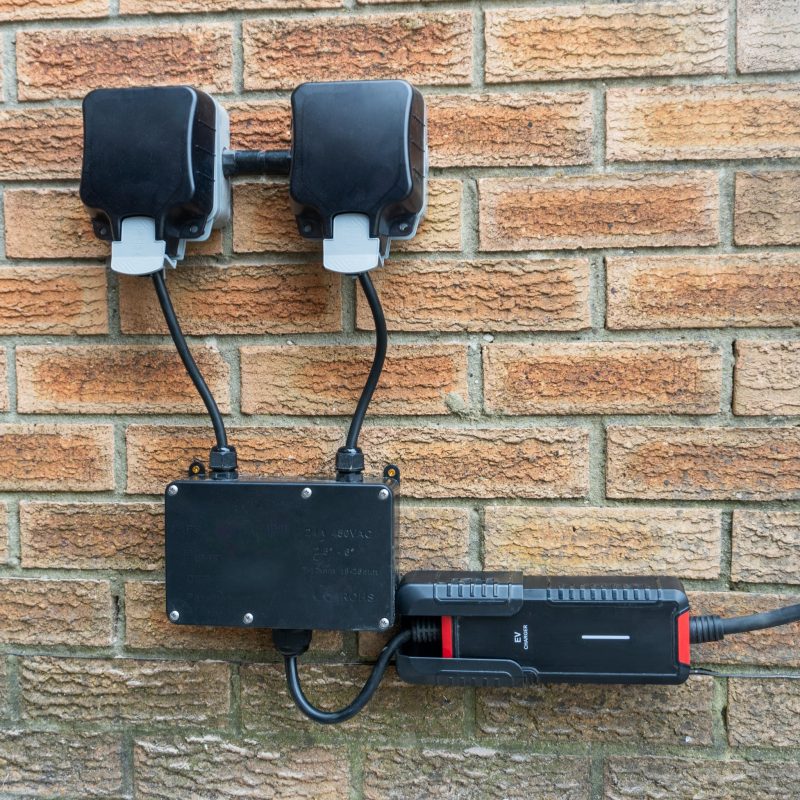 Weatherproof Switched Power Wall Socket for EV Charging | IP66 Rated | BS 1363-2 EV | Single or Double Socket - Image 2